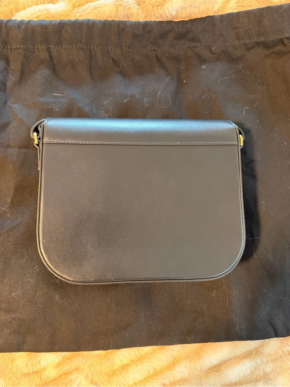 DeMellier Vancouver Small Smooth Black Leather Crossbody NWT